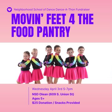 Movin' Feet 4 the Olean Food Pantry Dance-A-Thon