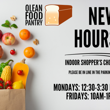 Olean Food Pantry new service hours